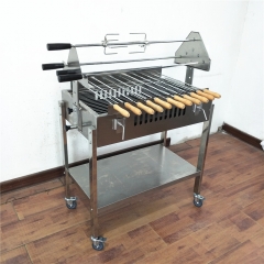 Automatic Foukou Cypriot Chicken Cyprus Rotating bbq Machine Grill