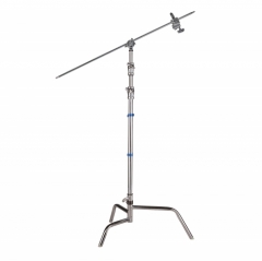 DC-1 3 Sections 10kg Payload C-Stand Tripod Stand with Extension Boom Arm