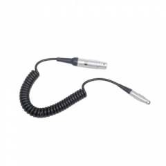 AR114  Coiled 0.4-1.5m Lemo 2 Pin to 8 Pin Female Power Cable for ARRI Camera