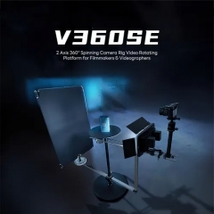 V360SE 2 Axis 360° Spinning Camera Rig Video Rotating Platform for Filmmakers & Videographers
