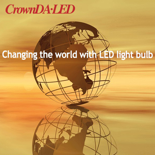 Changing the world with LED light bulb