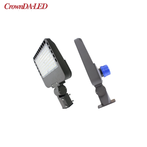 200W photocell sensor Shoebox Area Lights ETL DLC listed, 140lm/w, 5 years warranty, SMD2835, Ra>70