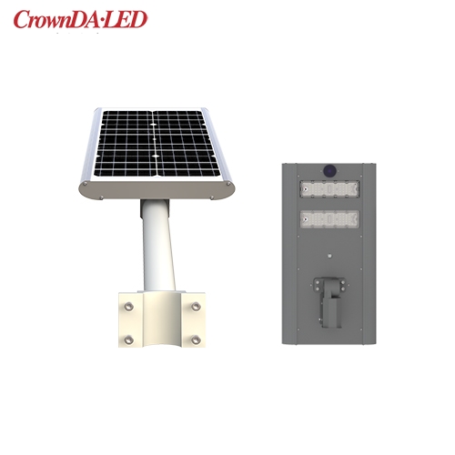 Farola LED todo en uno de energía solar de aluminio impermeable IP65 100w