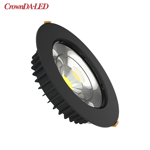 Downlight embutida em espiga de 15w não regulável Dia235mm