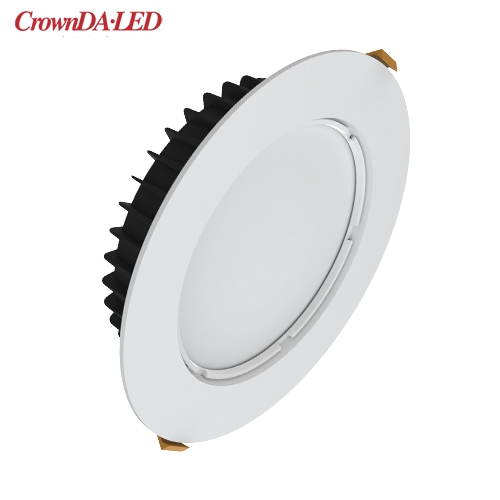 8" Triac regulável 38W teto downlight led