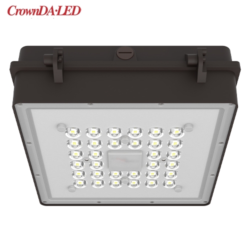 CPXW série ETL DLC listado luz do dossel à prova de explosão do posto de gasolina, 60W-120W, 130-150lm/W, 5 anos de garantia