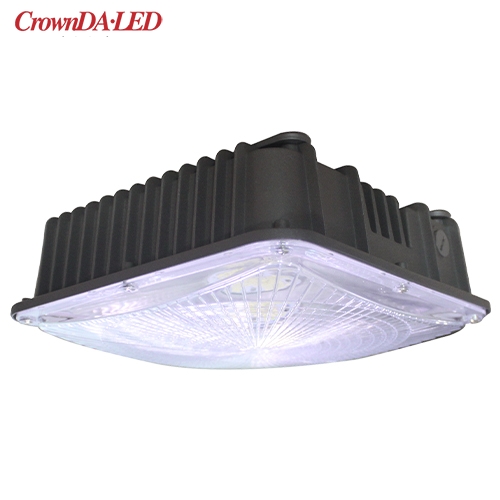 Luz LED antiexplosión de dosel de gasolinera con certificación ETL DLC de la serie CPXW, 80W, 110-120lm / W, 5 años de garantía