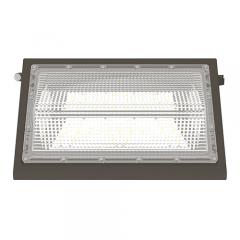 WPXW series ETL DLC listed led wall pack light with photocell sensor, 40W-150W, 110-120lm/W, 5 years warranty
