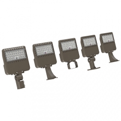 5000K ETL DLC listed 80w shoebox light with optional installation kits