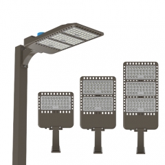 60W-300W shoebox lights with square pole mount bracket