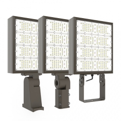 32,000 lumen 200W LED Street Light Shoebox Pole Light with multiple mounting brackets, UL DLC listed, 5-10 Years Warranty, 100-480VAC, 140-200lm/W