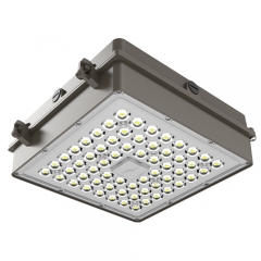 CPXW series ETL DLC listed gas station explosion proof led canopy light, 60W-120W, 130-150lm/W, 5 years warranty