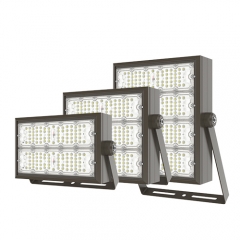 ARF シリーズ LED フラッドライト、UL/cUL/DLC 5.1listed/TUV、50W-500W、5-10 年保証、100-480VAC、140-160lm/W