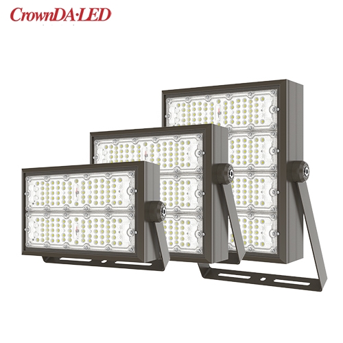 ARF Series LED Flood Lights, UL/cUL/DLC 5.1 listed/TUV, 50W-500W, 5-10 Years Warranty, 100-480VAC, 140-160lm/W