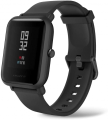 Amazfit Bip Lite Smartwatch, 45-Day Battery Life, Heart Rate & Sleep Monitor, 1.2" Always-On Touchscreen, 3 ATM Water Resistant, Multisport Tracker, B