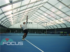 Sports Tent on Tennis Court