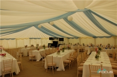Decorative Lining for Event Tent