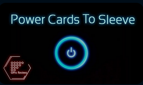 Power Card To Sleeve