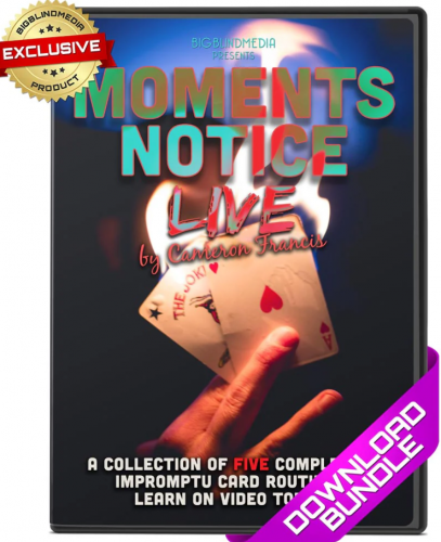Moments Notice Live by Cameron Francis
