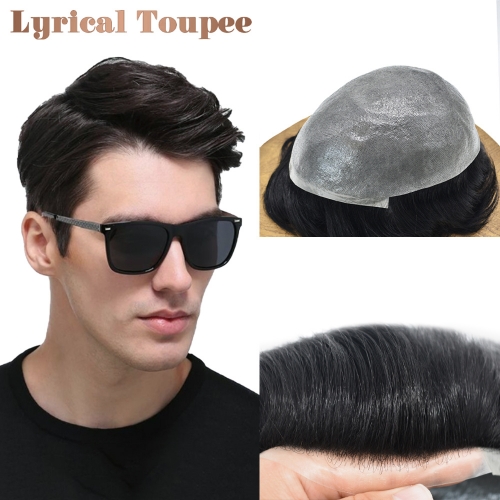 Lyrical Hair Toupee THIN SKIN: Shop Hair System for Men| 0.06mm Thinskin Hair Systems for Men|Men Hair Piece