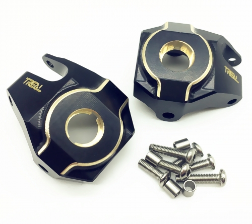 Treal Brass Front Steering Knuckles Heavy for SCX10 II 70g/pc