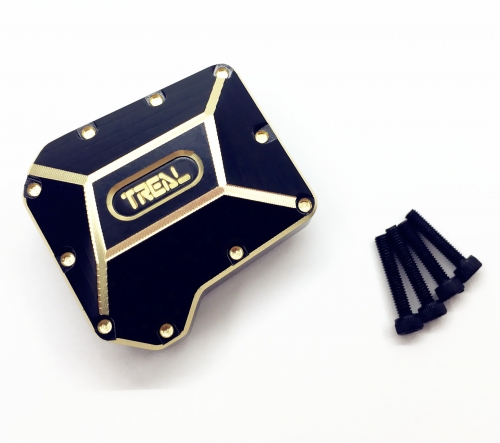 Treal Traxxas TRX-6 6X6 Brass Axle Diff Cover for Rear Axle Heavy Weight 70g