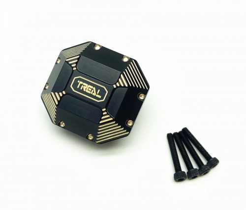 Treal Brass Diff Cover 84g Heavy Weight Differential Cover for Element RC Enduro