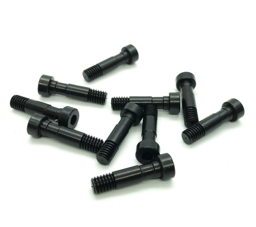 Treal Harden Pin Screws (10)pcs  for Losi LMT Front Knuckles-Black