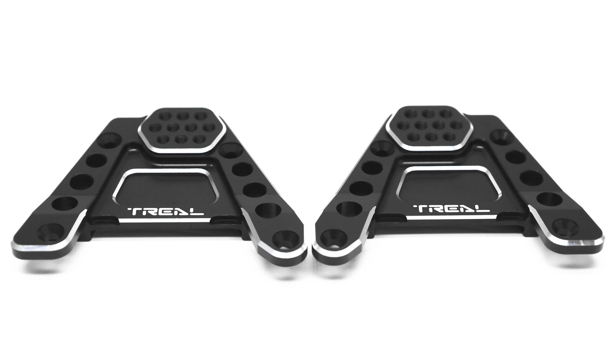 TREAL CNC Aluminum 7075 Rear Shock Towers For SCX6 Left Right 2 Pcs