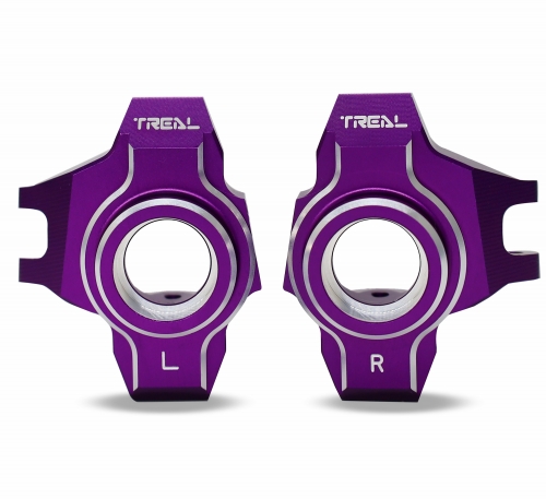Treal Aluminum 7075 Front Steering Knuckles for Axial RBX10 Ryft
