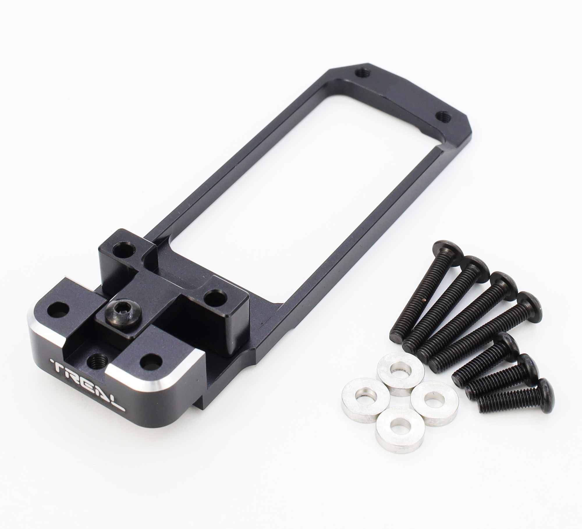 TREAL SCX6 Servo Mount Aluminum 7075 CNC Machined, Adjustable Size for