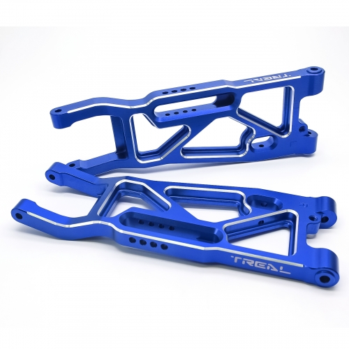 TREAL Alu 7075 Front Arm (L&R) Heavy Duty Suspension Arm for Traxxas Sledge #95076-4