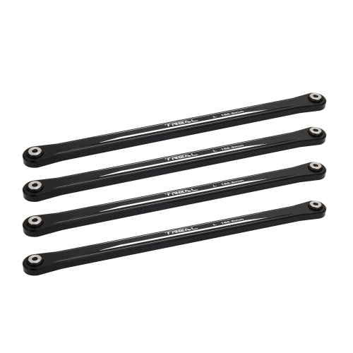 TREAL Aluminum 7075 Lower 4-Link Bar Set, 160.5mm for Losi LMT 4WD Solid Axle Mega Truck Bog Hog/King Sling