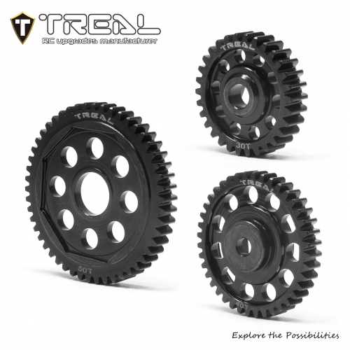 TREAL Losi Promoto MX Harden Steel Transmission Gear Set 50T/40T/30T Trans Gears Replacement LOS262007