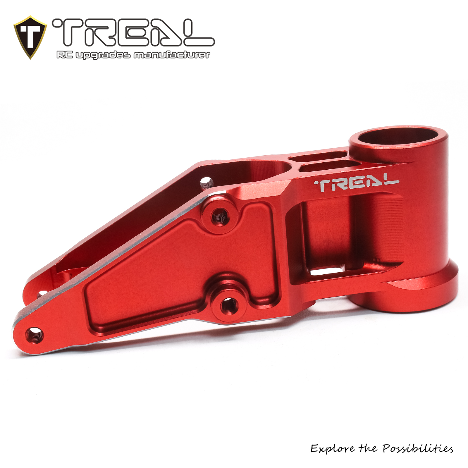 Treal Aluminum Front Bulkhead Cnc Machined Upgrades For Losi