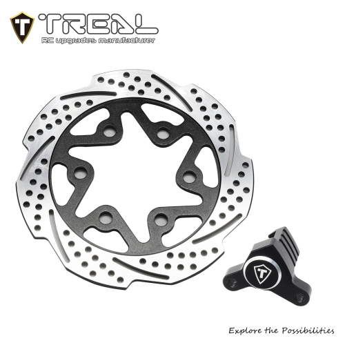 TREAL Aluminum 7075 Rear Brake Disc Caliper for Losi Motorcycle Promoto-MX Upgrades