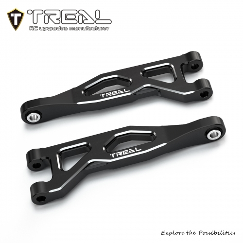 TREAL Aluminum 7075 CNC Machined Rear Upper Arms Set Upgrades for Arrma 1/18 GRANITE GROM