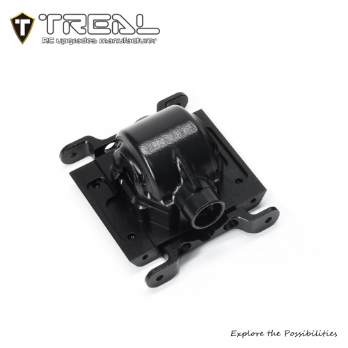 TREAL Aluminum 7075 Center Differential w/Cover Gear Box Housing for Losi 1/18 Mini LMT