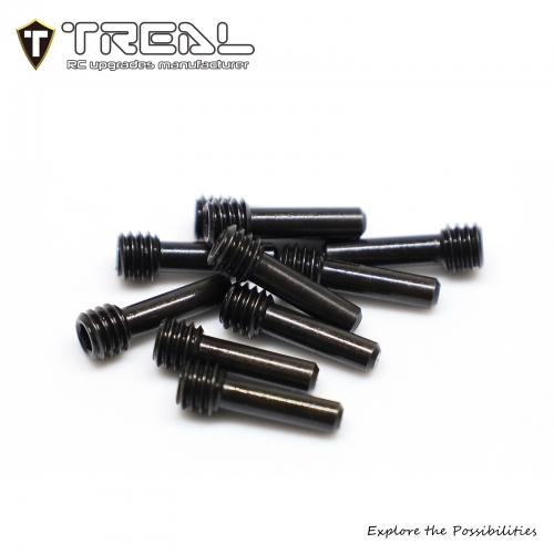 TREAL Ryft Driveshaft Screw Pins (10-Piece) for 1/10 Axial Ryft RBX10 Drive Shafts Repair Parts Accessories