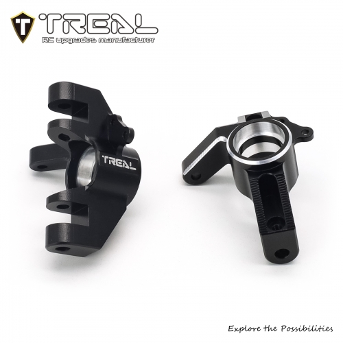 TREAL Alu# 7075 Front Steering Knuckles (Left&Right) for 1/10 Losi HAMMER REY U4