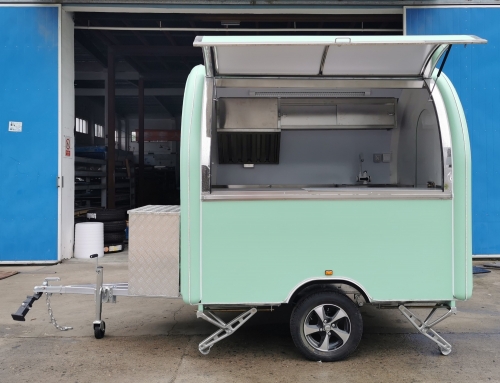 ERZODA Custom -Food Trailer Catering Truck  Food cart 230X200X240CM