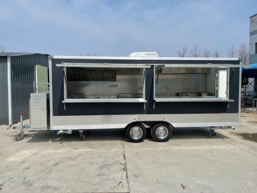 ERZODA Catering trailer Food truck  5.8M Suitable for 2-5 people working