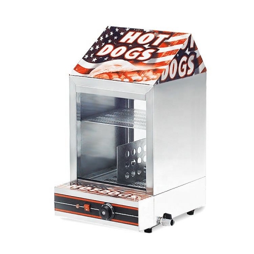 hot dog glass warming showcase stainless steel machine foods warmer display NP-639