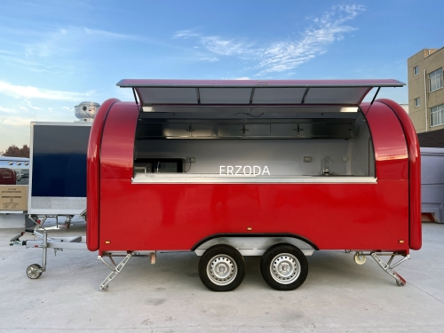 ERZODA mobilebar cocktail trailer, beer trailer, 400X200CM