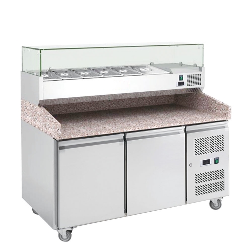 pizza table with refrigerated display unit-Refrigeration Equipment