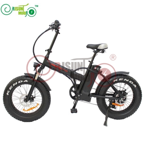 48V 500W Bafang Hub Motor 20 Inch Fat Tire Folding Electric Bicycle