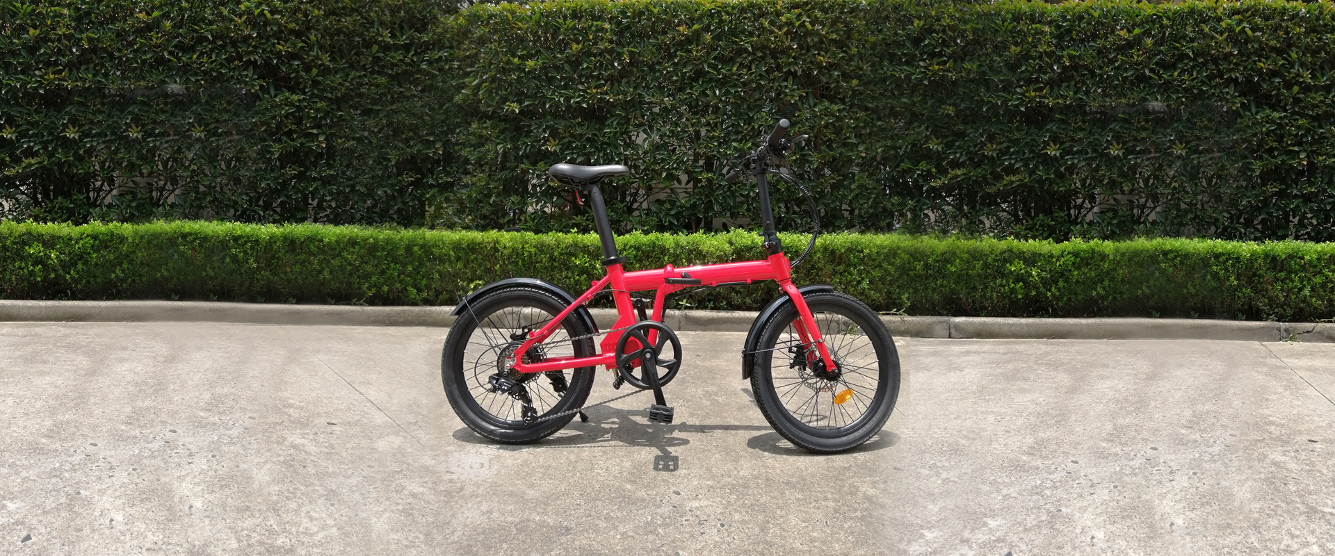 20" Folding eBike with seatpost integral hidden battery