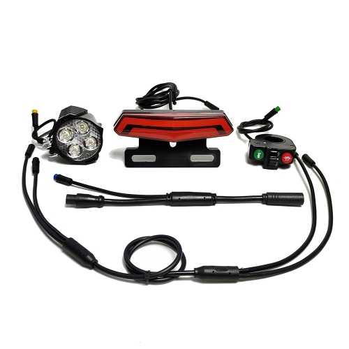 Unique Design WD07C LED Headlight Tail Rear Lights Brake Light Turning Light for Bafang mid-drive Motor Kits