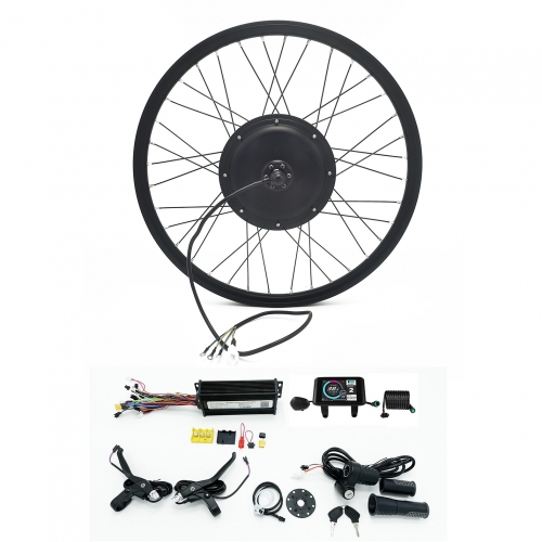 36V/48V/52V 35A 1000-1500W 20" 24" 26" 27.5" 700C(28") 29" rear wheel conversion kits with UKC1 Color Display