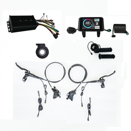 60V-72V 4000-5000W 80A Sine Wave ebike complete Electric Control Kits